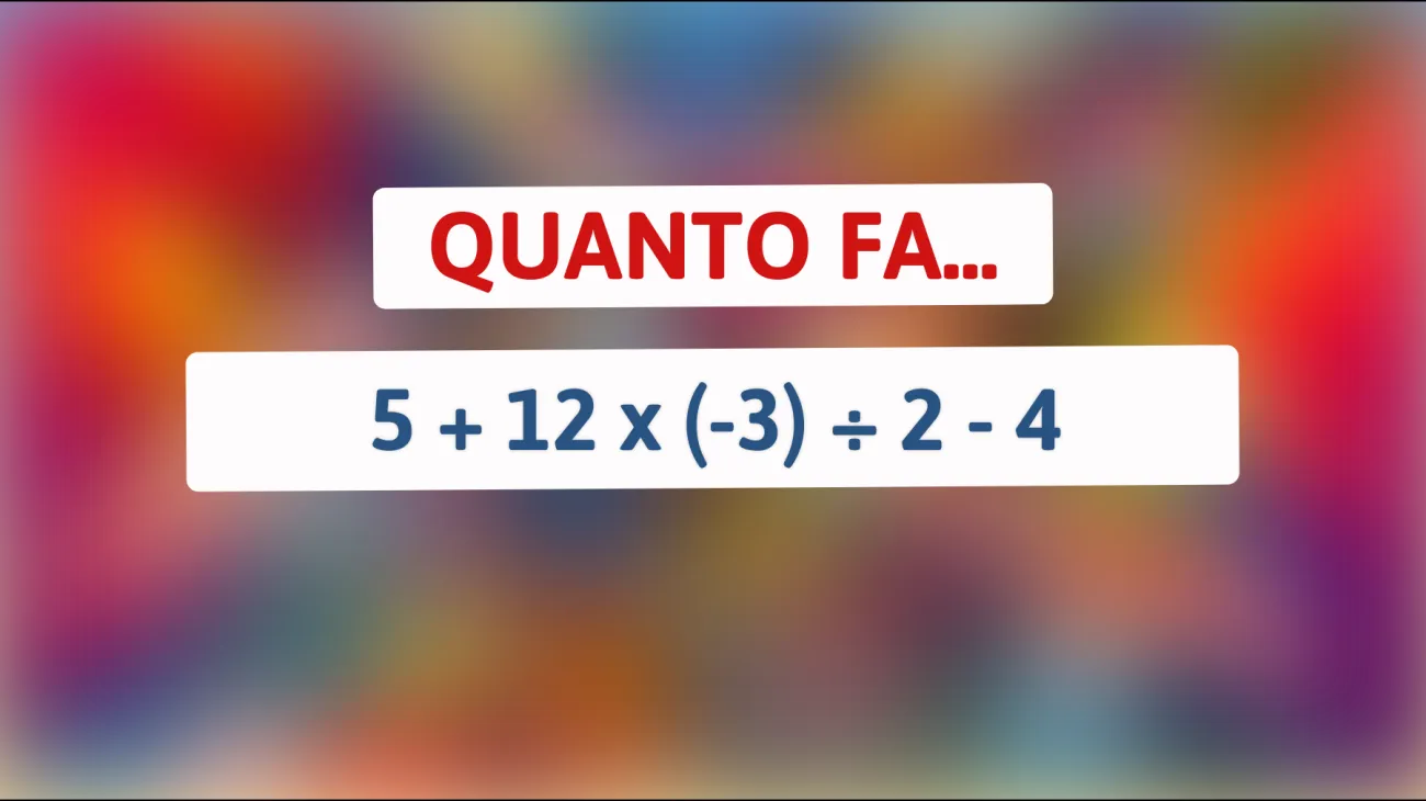 Solo i veri geni possono risolvere questo enigma! Metti alla prova il tuo cervello ora!"
